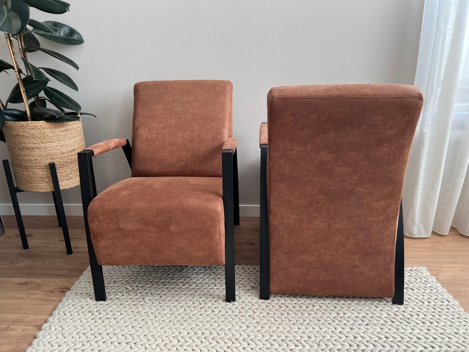 Fauteuils / stoelen Grandola IN.HOUSE (nog 1 beschikbaar), Huis en Inrichting, Fauteuils, Ophalen, Minder dan 75 cm, Leer, Zo goed als nieuw