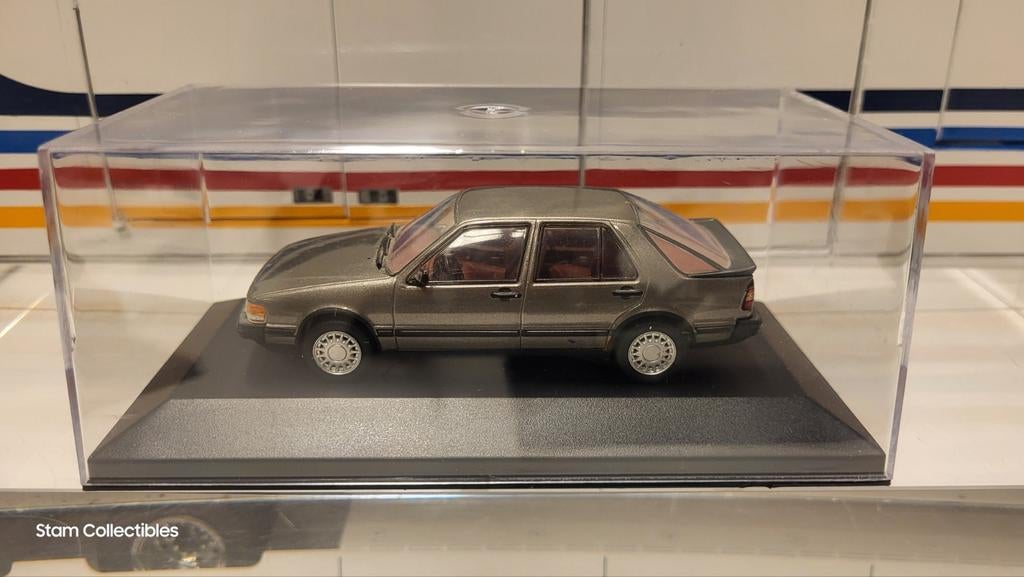 Atlas Saab 9000 Turbo 16 Brown Metallic - 1985, Overige merken, Gebruikt, Auto, Ophalen of Verzenden