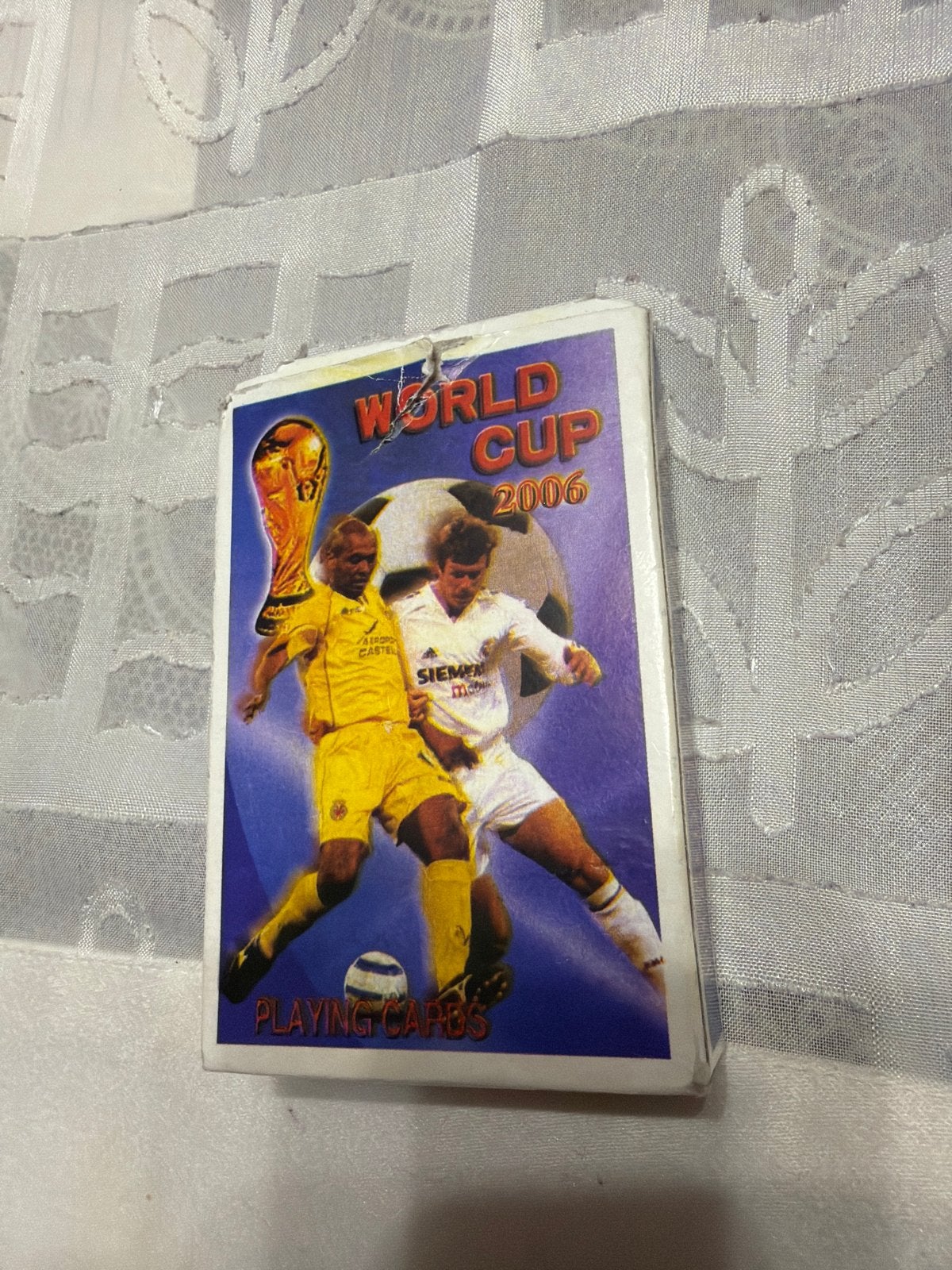 World Cup 2006 speelkaarten - Voetbal thema, Een of twee spelers, Ophalen of Verzenden, Gebruikt