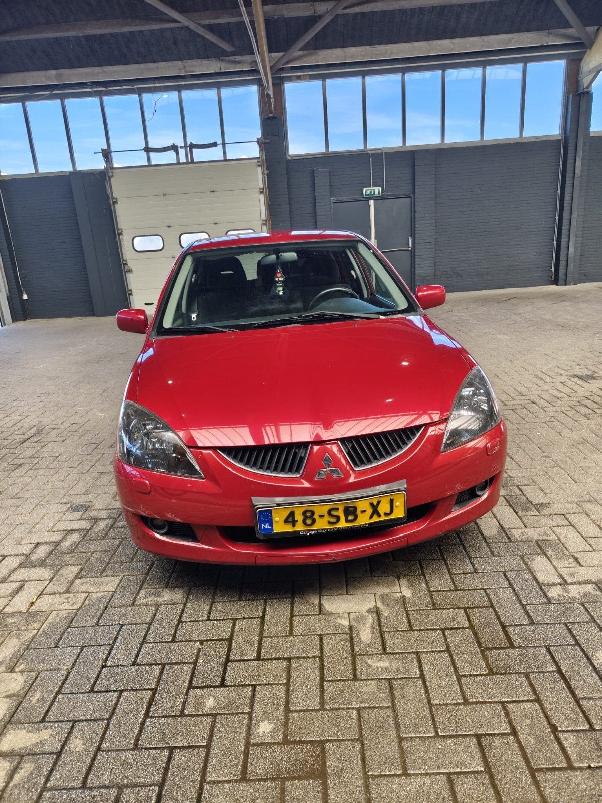 Mitsubishi Lancer 1.6 MPI Stationwagon 2005 Rood, Auto's, Mitsubishi, Voorwielaandrijving, 4 cilinders, 400 kg, Handgeschakeld