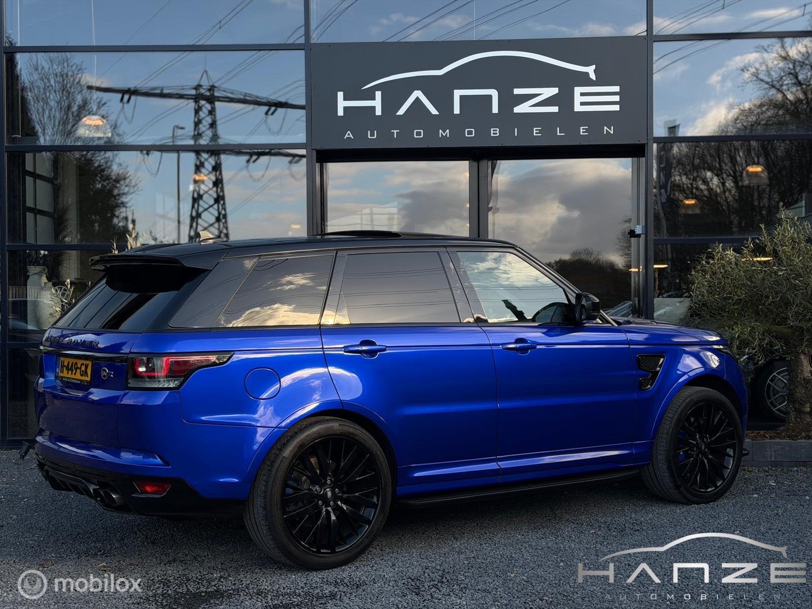 Land Rover Range Rover Sport 5.0 V8 Supercharged SVR MAXTON, Automaat, Euro 5, 3000 kg, Zwart