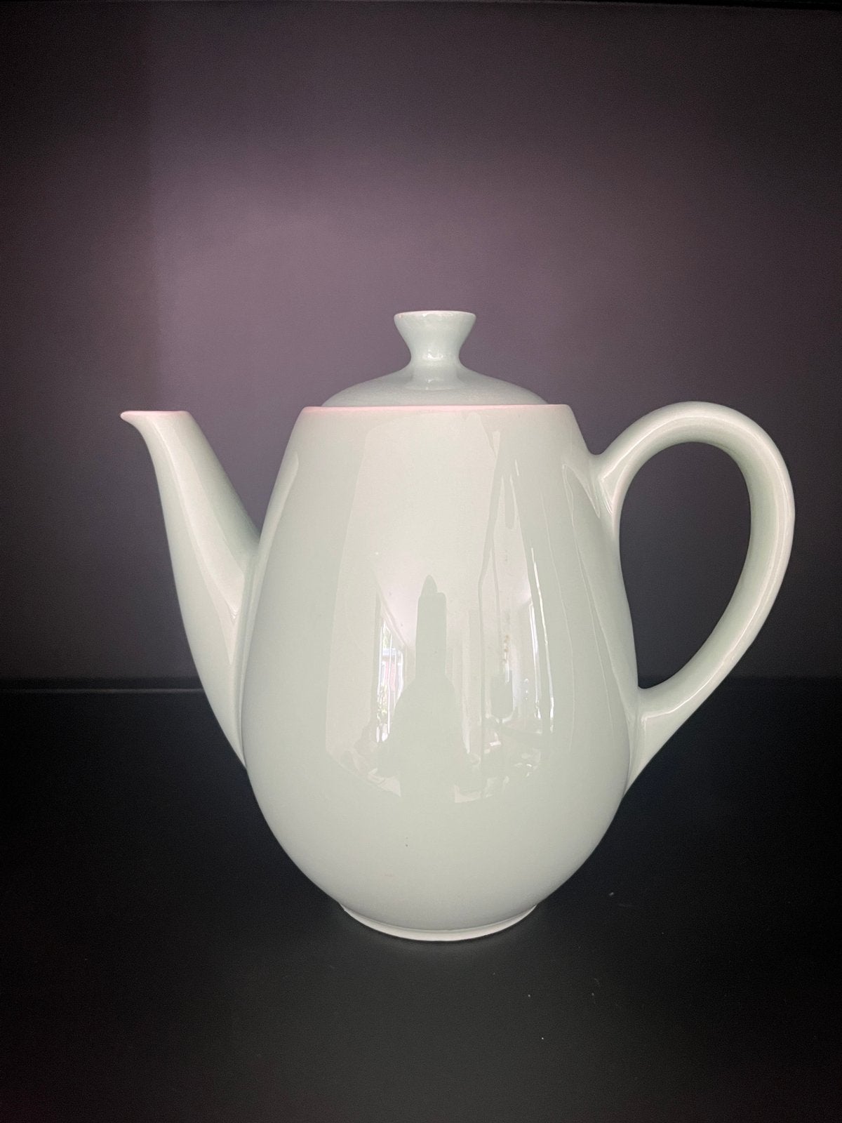 Pastel Regout Riga Koffiepot groen., Antiek en Kunst, Antiek | Servies los, Ophalen of Verzenden