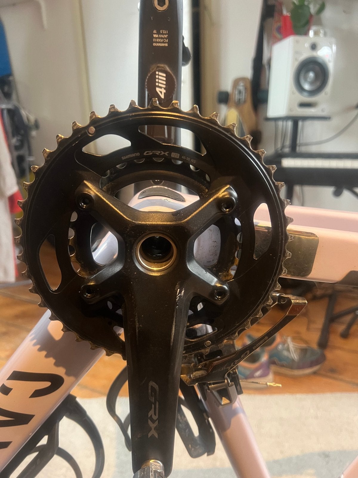 Shimano GRX Crankstel, Fietsen en Brommers, Fietsonderdelen, Crankstel of Pedalen, Gebruikt, Ophalen of Verzenden, Gravelbike