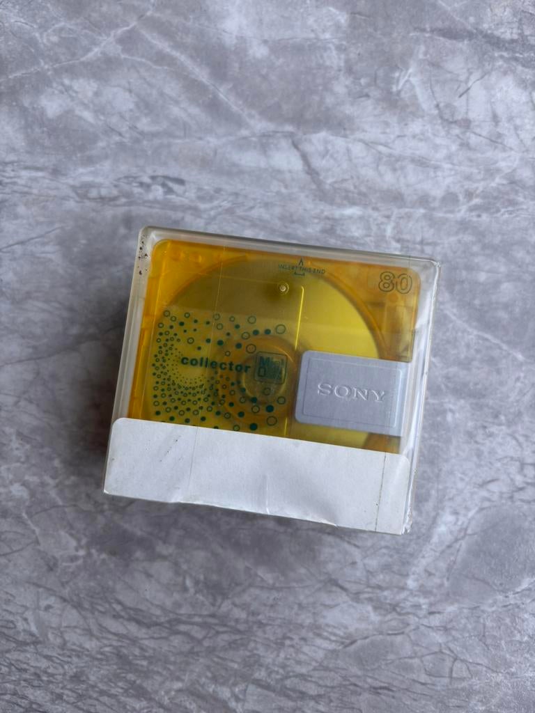 Sony MiniDisc 80 min Collector (mix kleuren) – 5 stuks nieuw, Ophalen of Verzenden, Minidisc-recorder
