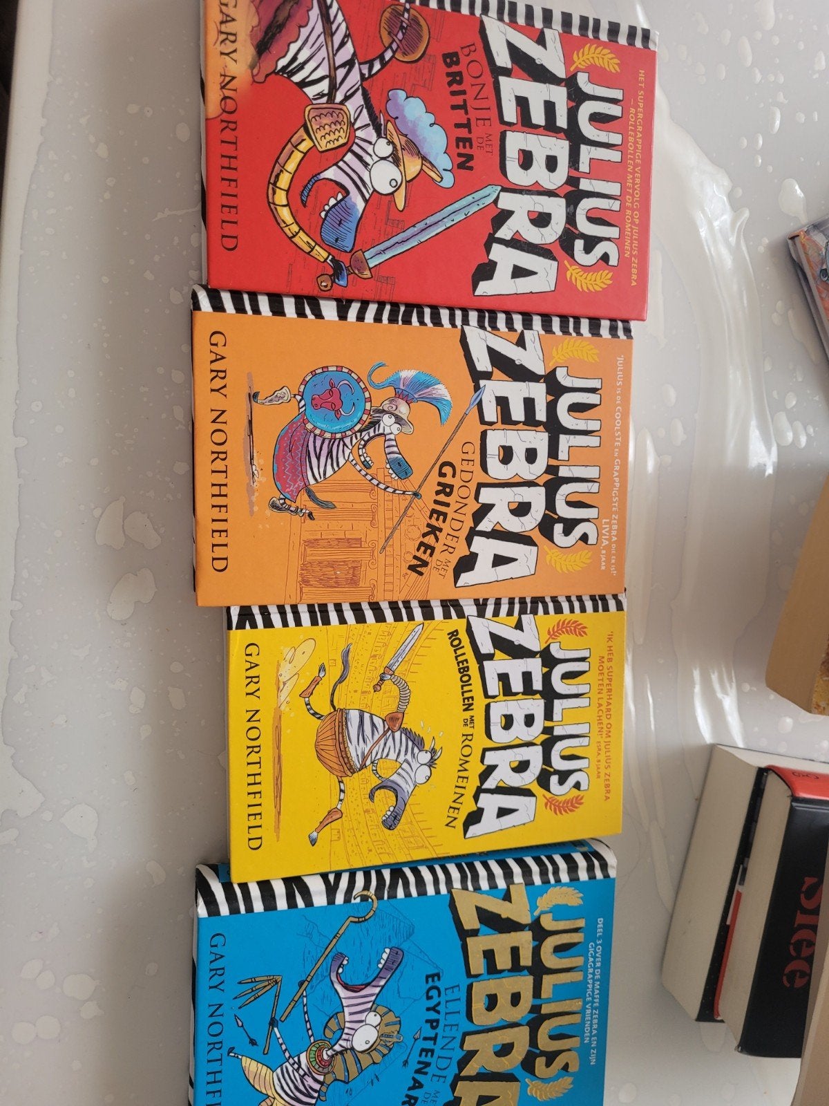Julius Zebra boekenreeks - 4 delen van Gary Northfield, Ophalen of Verzenden, Zo goed als nieuw, Gary Northfield, Fictie