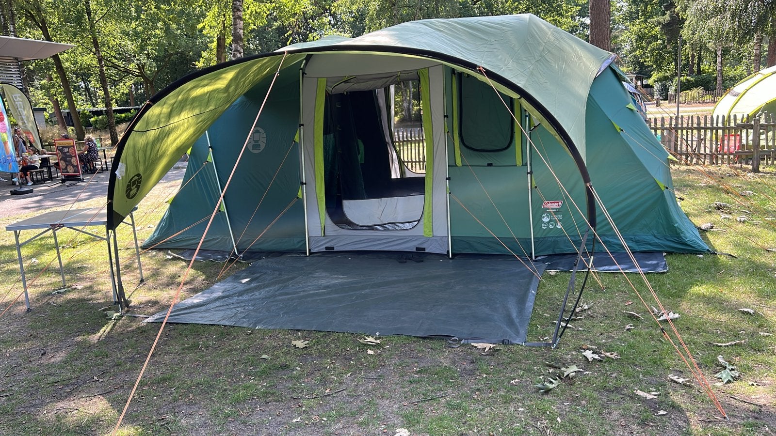 Ruime Coleman tunneltent voor6 personen, Caravans en Kamperen, Tenten, Ophalen, Zo goed als nieuw, Tot en met 5