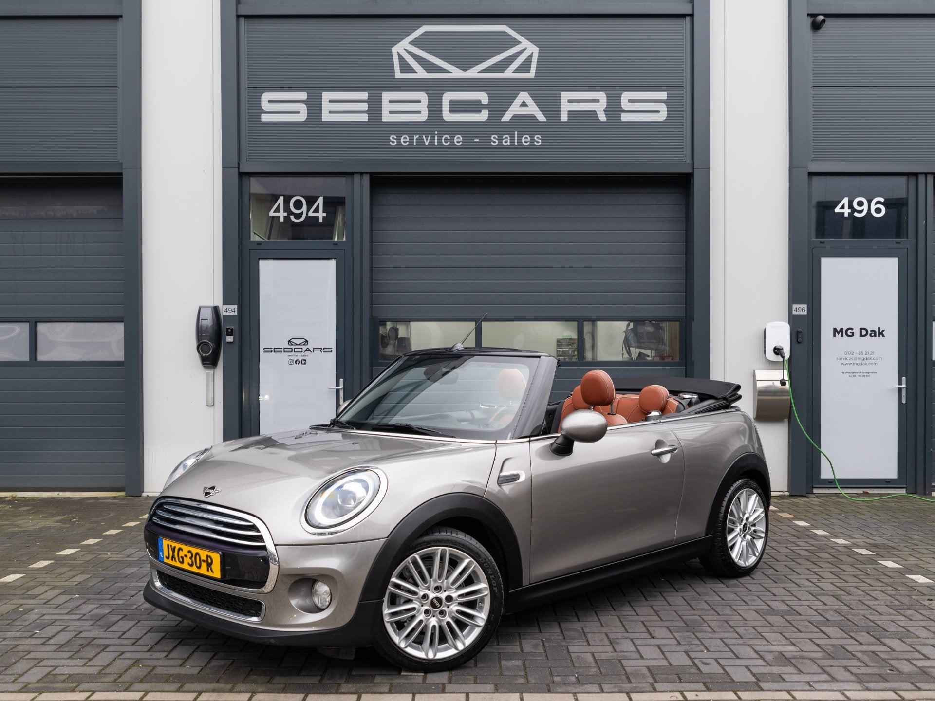 MINI Cabrio 1.5 Cooper Chili AUTOMAAT, CHESTER LEDER, SPORTS, Auto's, Mini, 136 pk, Gebruikt, Euro 6, 4 stoelen