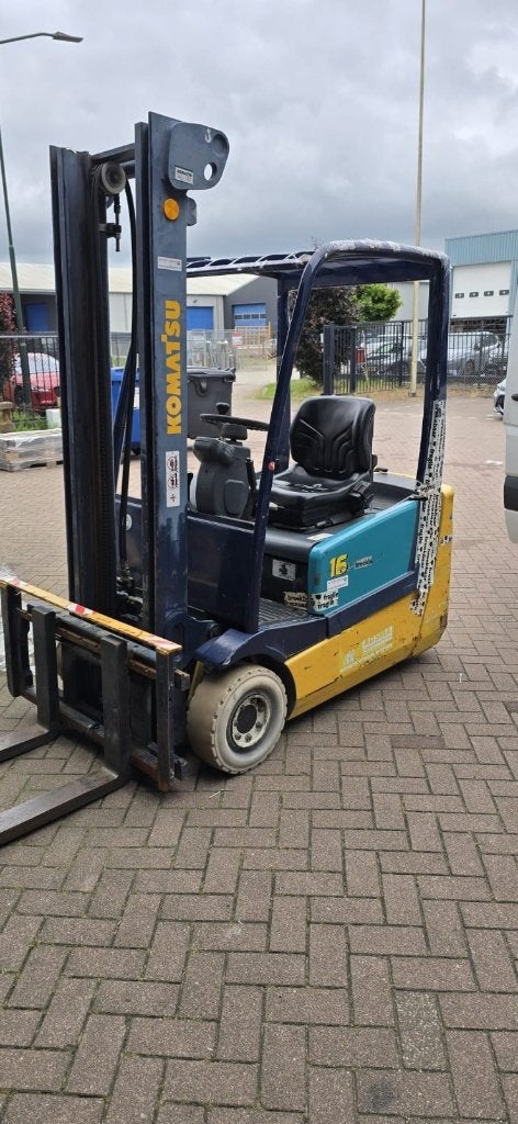 Komatsu FB15M-3E Elektrische Heftruck 1.5 ton + 48V Lader, Auto-onderdelen, Accu's en Toebehoren, Ophalen, Gebruikt, Van Der Kunstraat 1