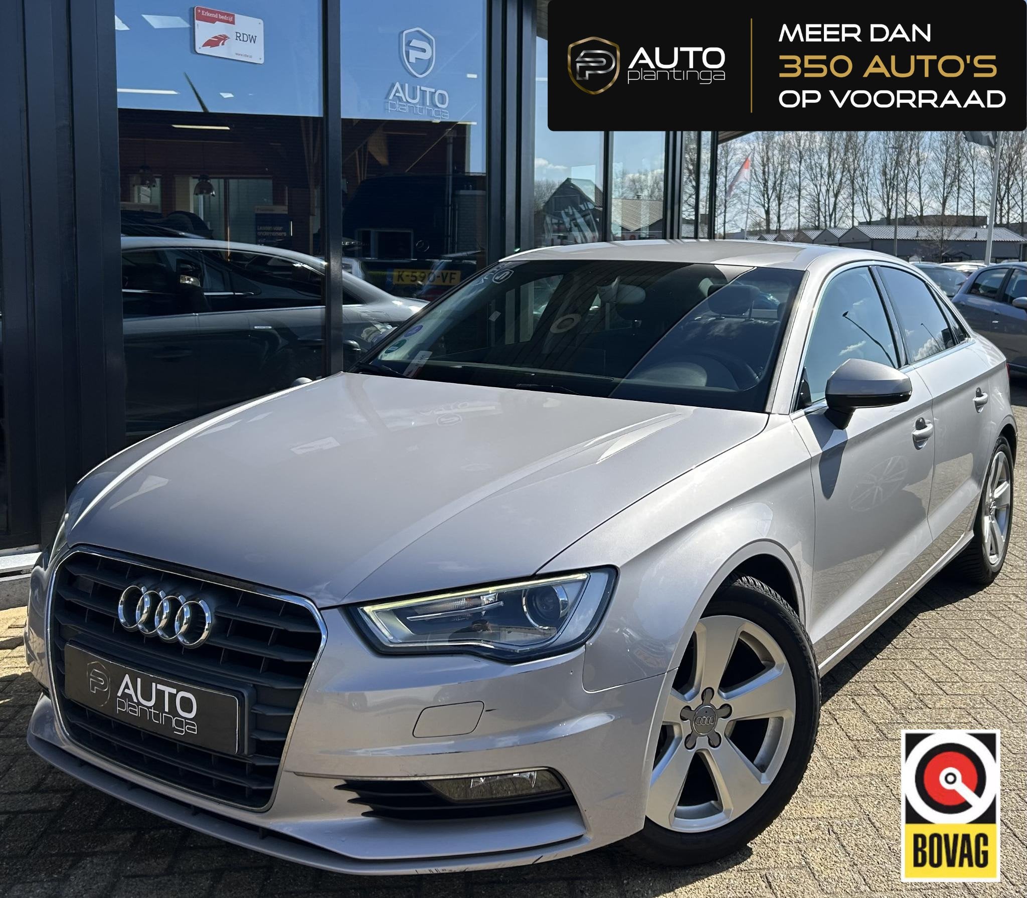 Audi A3 Limousine 1.4 TFSI CoD Ambition Pro Line S 140PK | Z, Gebruikt, Euro 6, 4 cilinders, Leder en Stof