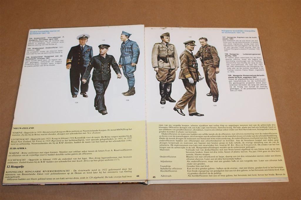 Uniformen 2e Wereldoorlog Deel 2 — Marine & Luchtmacht 1975, Ophalen of Verzenden, Tweede Wereldoorlog, Gelezen, Overige onderwerpen