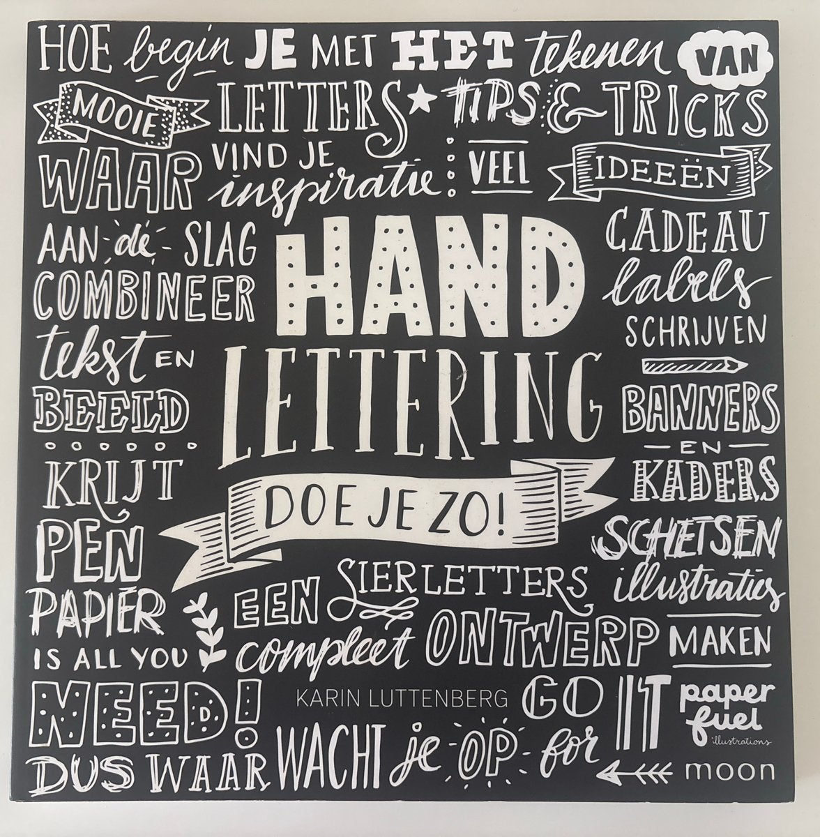 Karin Luttenberg - Handlettering doe je zo!, Ophalen of Verzenden, Zo goed als nieuw, Karin Luttenberg