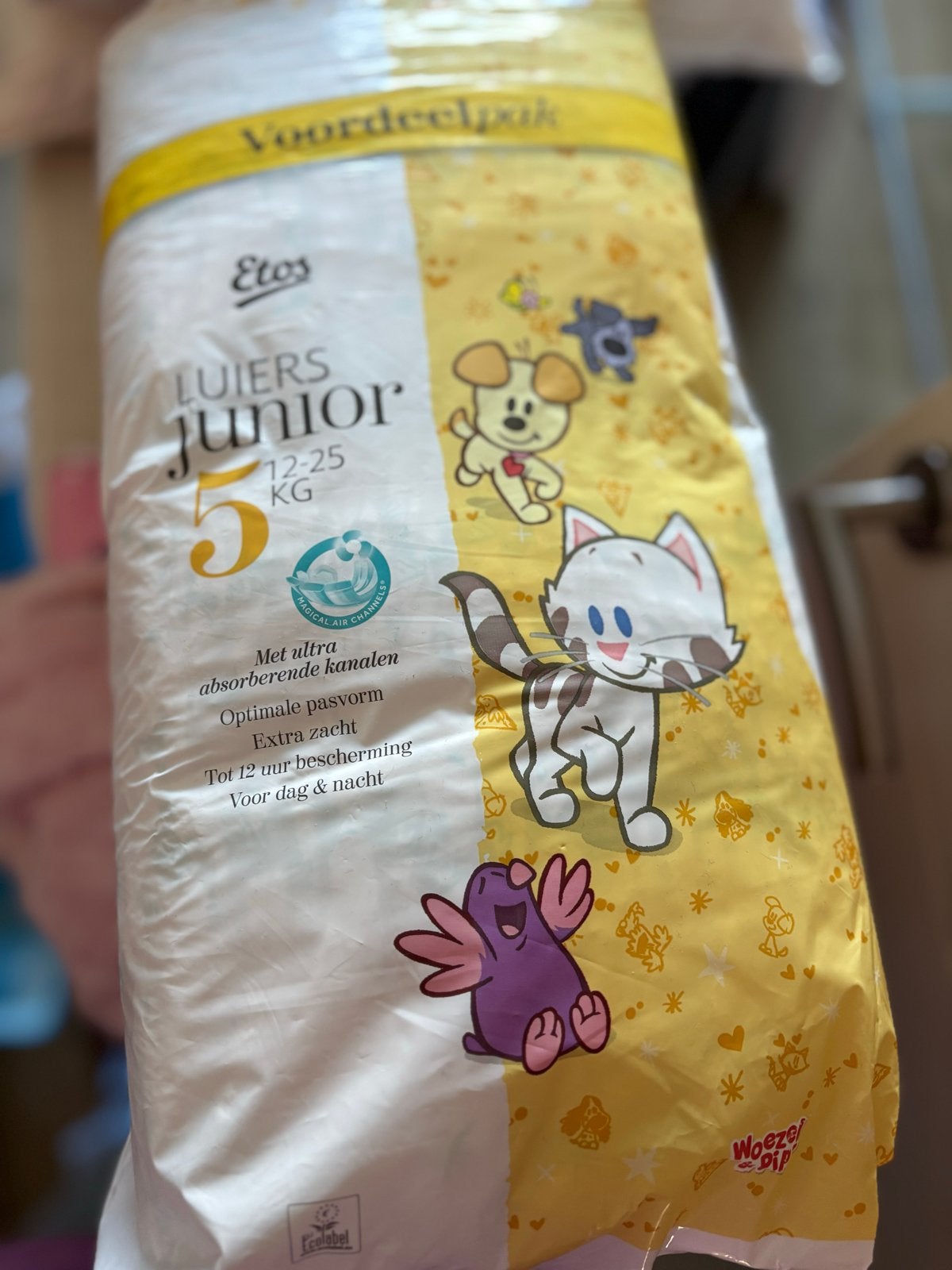 Etos Luiers Junior Maat 5 (12-25 KG) Voordeelpak, Ophalen of Verzenden, Nieuw