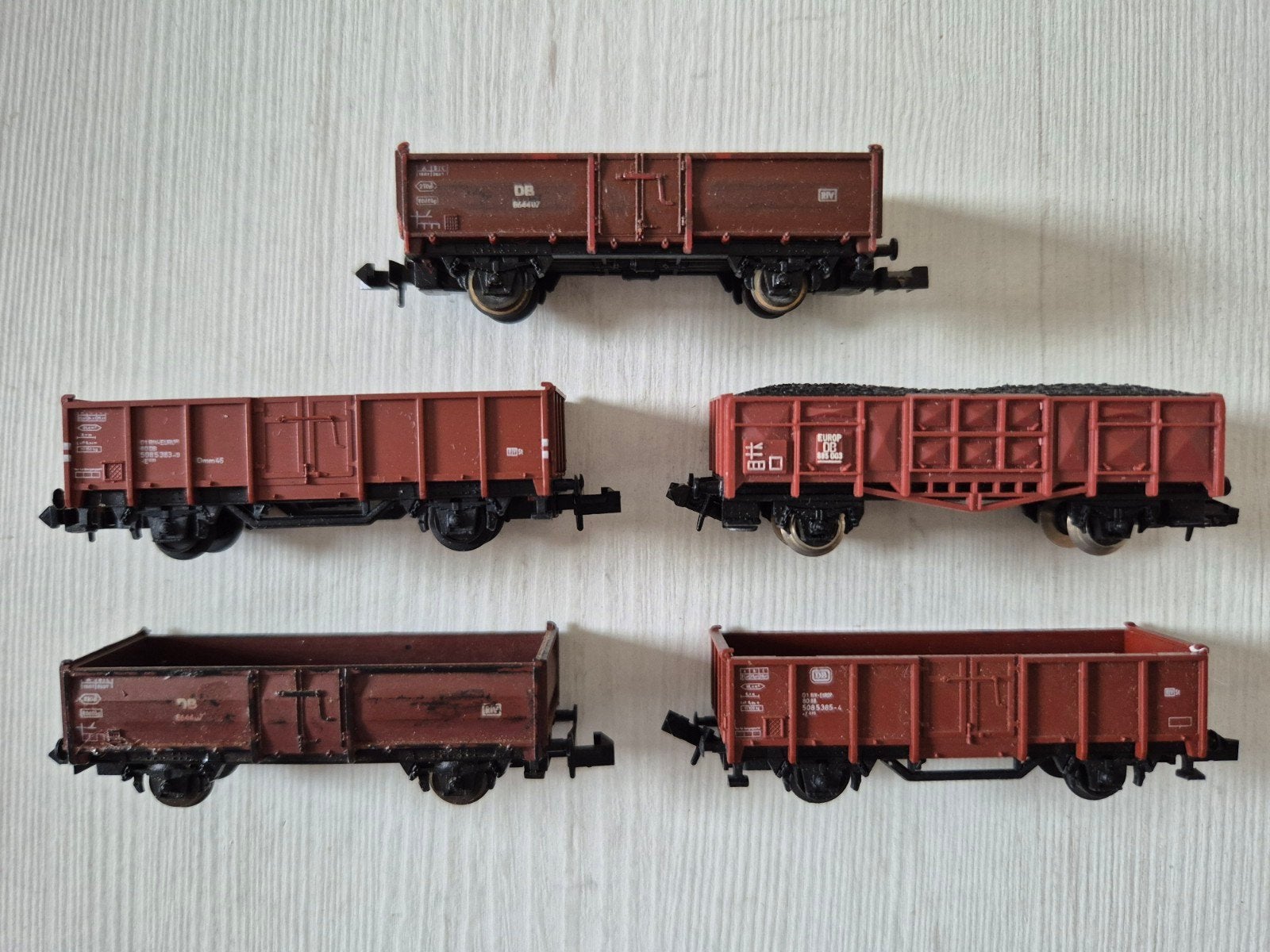 15 N-spoor openbakwagons, Ophalen of Verzenden, Gebruikt, Gelijkstroom, Wagon