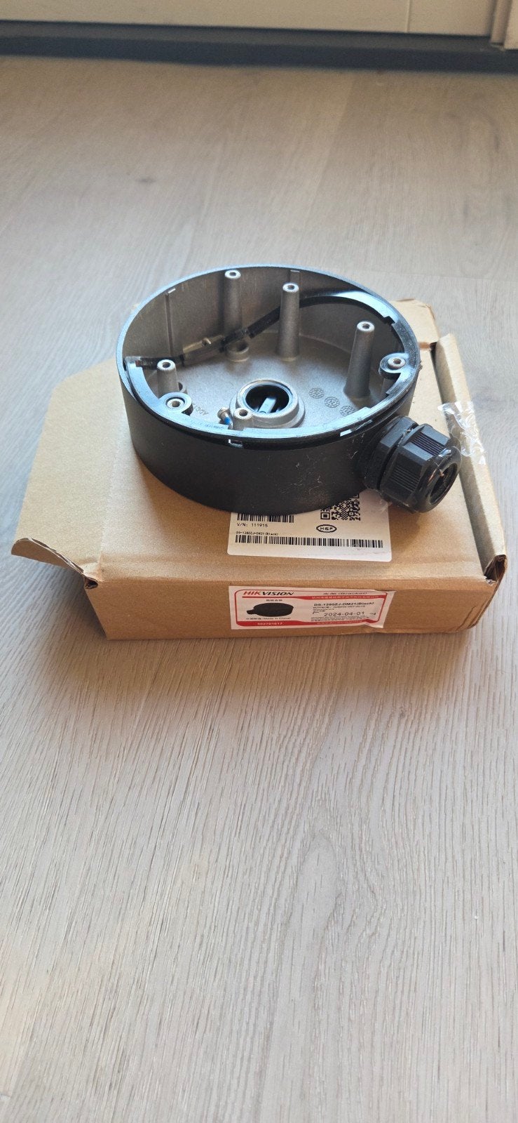 Hikvision Montagebox DS-1280ZJ-DM21 - Zwart, Ophalen of Verzenden