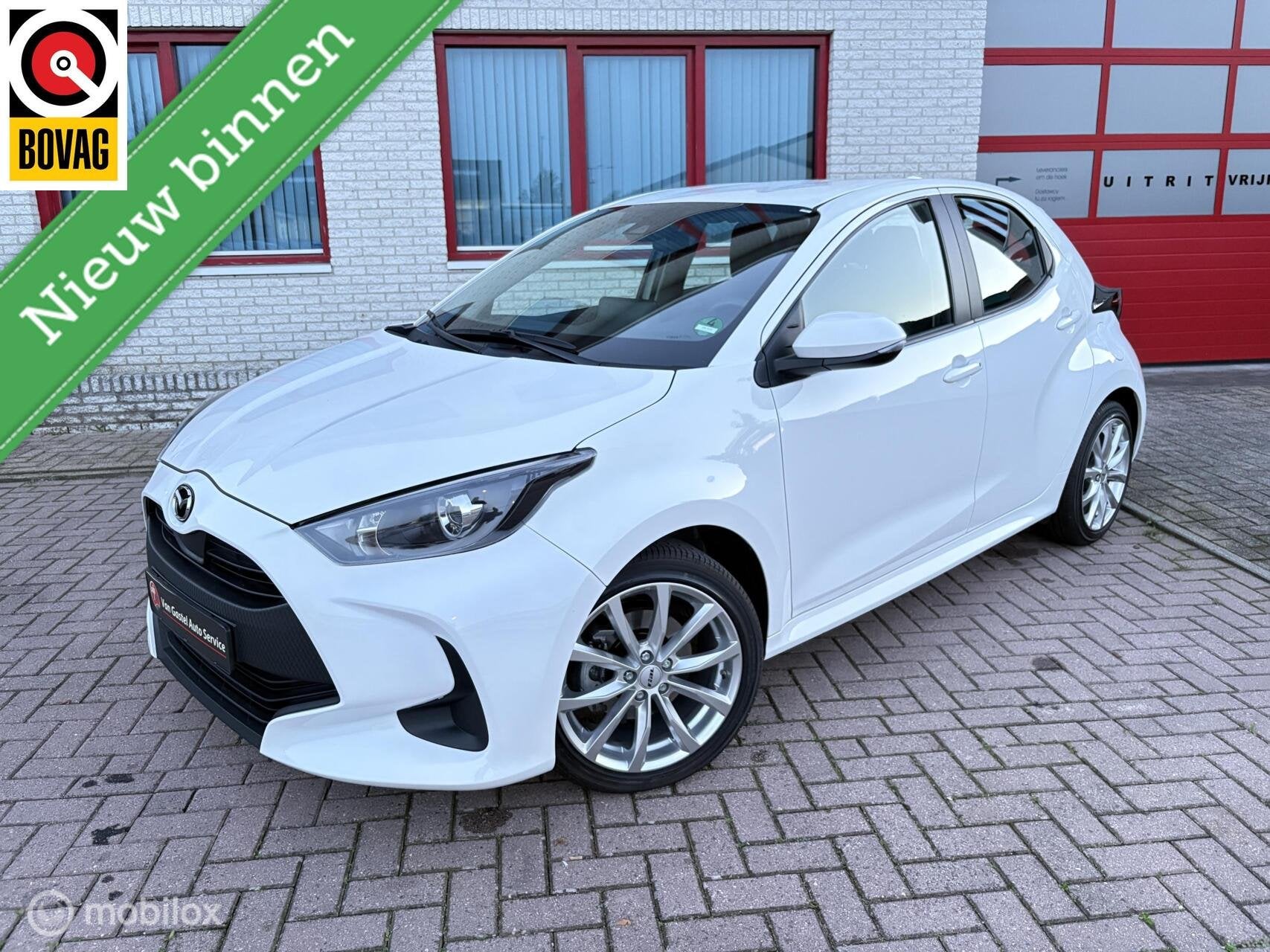 Mazda 2 Hybrid 1.5 HYBRID/AUTOMAAT/CAMERA/CRUISE, Auto's, Stof, Gebruikt, Zwart, 116 pk