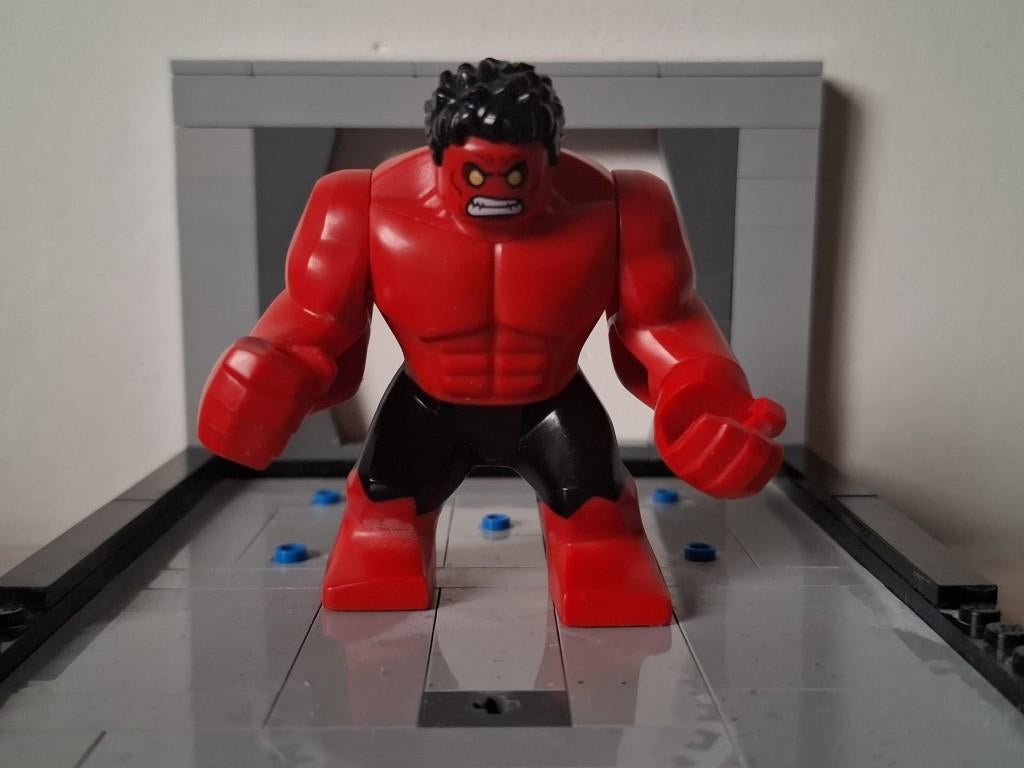 LEGO Super Heroes - Big Fig - sh0370 - Red Hulk, Marvel, Lego, Ophalen of Verzenden, Zo goed als nieuw