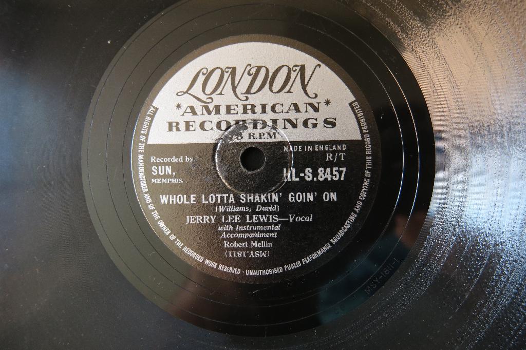 Jerry Lee Lewis Whole lotta shakin' goin' on 78 toeren 78rpm, Cd's en Dvd's, Vinyl | Rock, Ophalen of Verzenden, Gebruikt, 10 inch