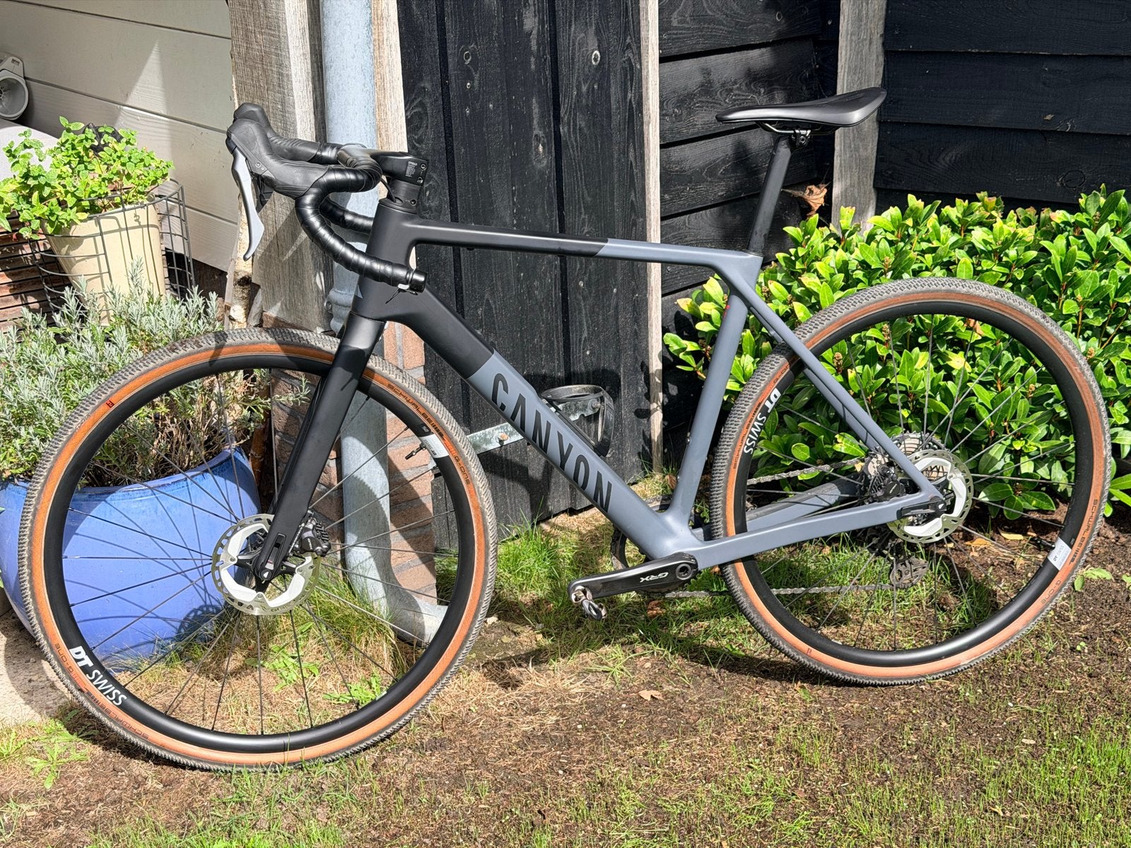 Canyon Grail CF SL 8 (Maat M) Gravelbike in nette staat, Zo goed als nieuw, Schijfrem, 53 tot 57 cm, Ophalen