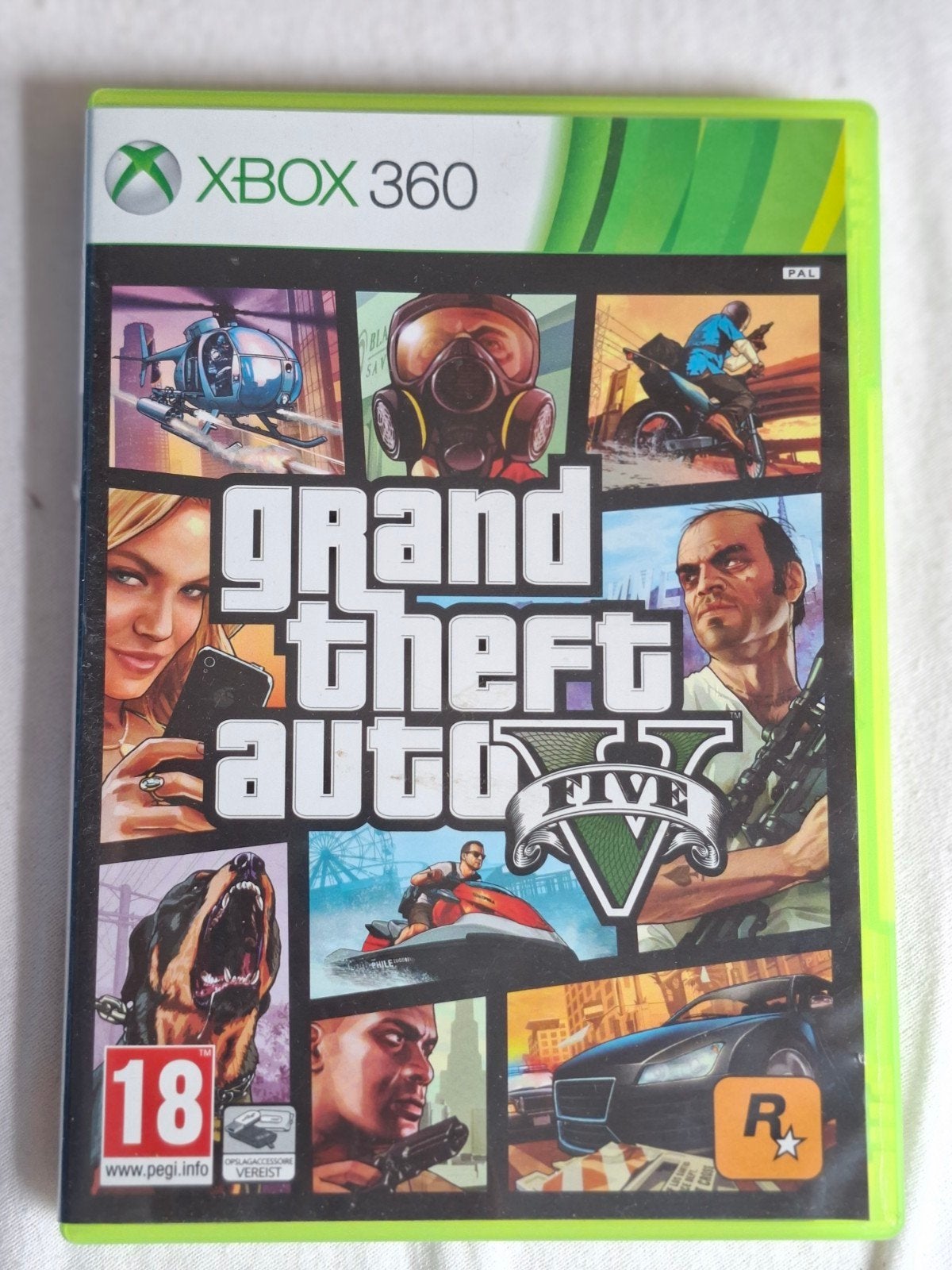 Grand Theft Auto V (GTA 5) Xbox 360 - Zo goed als nieuw, Avontuur en Actie, Online, Vanaf 18 jaar, 1 speler
