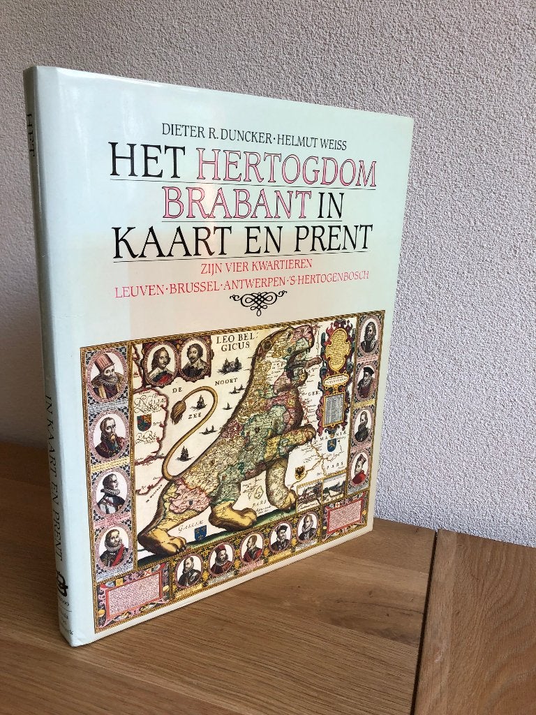 Het Hertogdom Brabant in Kaart en Prent 1e druk 1983, Boeken, Atlassen en Landkaarten, Overige atlassen, Ophalen of Verzenden