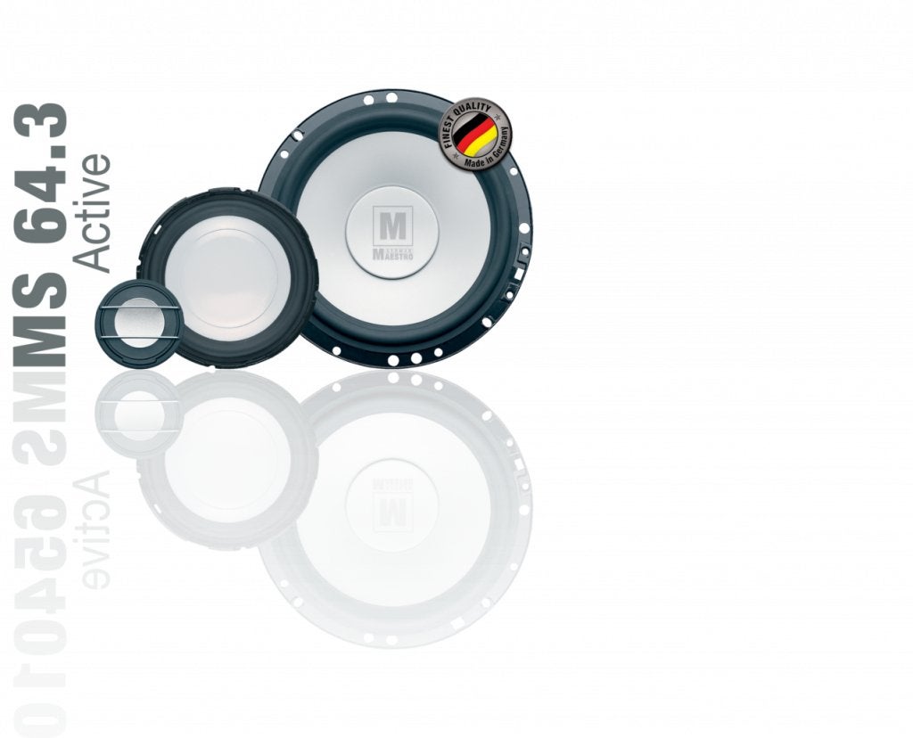 German Maestro M-Line 3-Weg High end Compo Aktief 10cm+16cm, Auto diversen, Autospeakers, Nieuw, Ophalen of Verzenden, German Maestro
