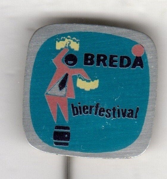 Speldje BREDA BIERFESTIVAL (A4), Ophalen of Verzenden, Gebruikt, Overige onderwerpen