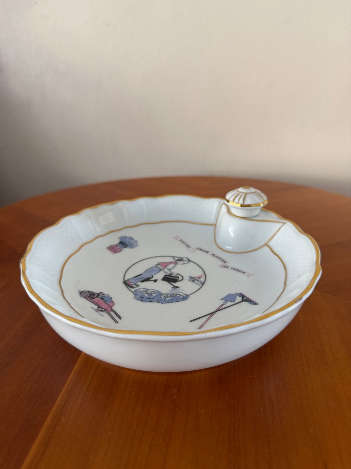Vintage Limoges Bernardaud & Co. schaal met kurk, Ophalen of Verzenden