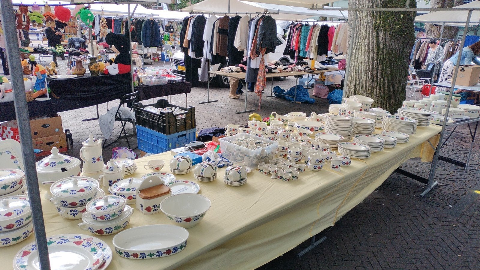 Boerenbont Vlindermarkt Emmen., Ophalen, Zo goed als nieuw, Aardewerk, Overige typen