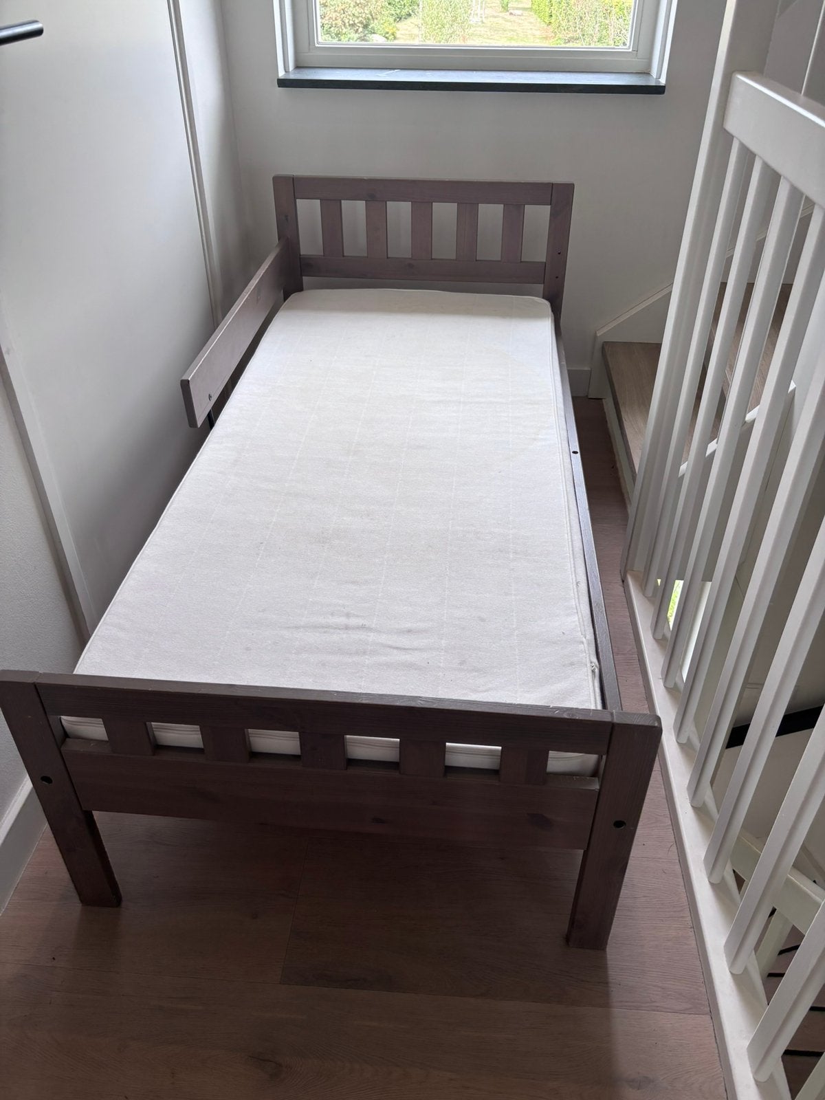 Compleet Peuterbed 160x70, Gebruikt, 70 tot 85 cm, 160 tot 180 cm, Ophalen