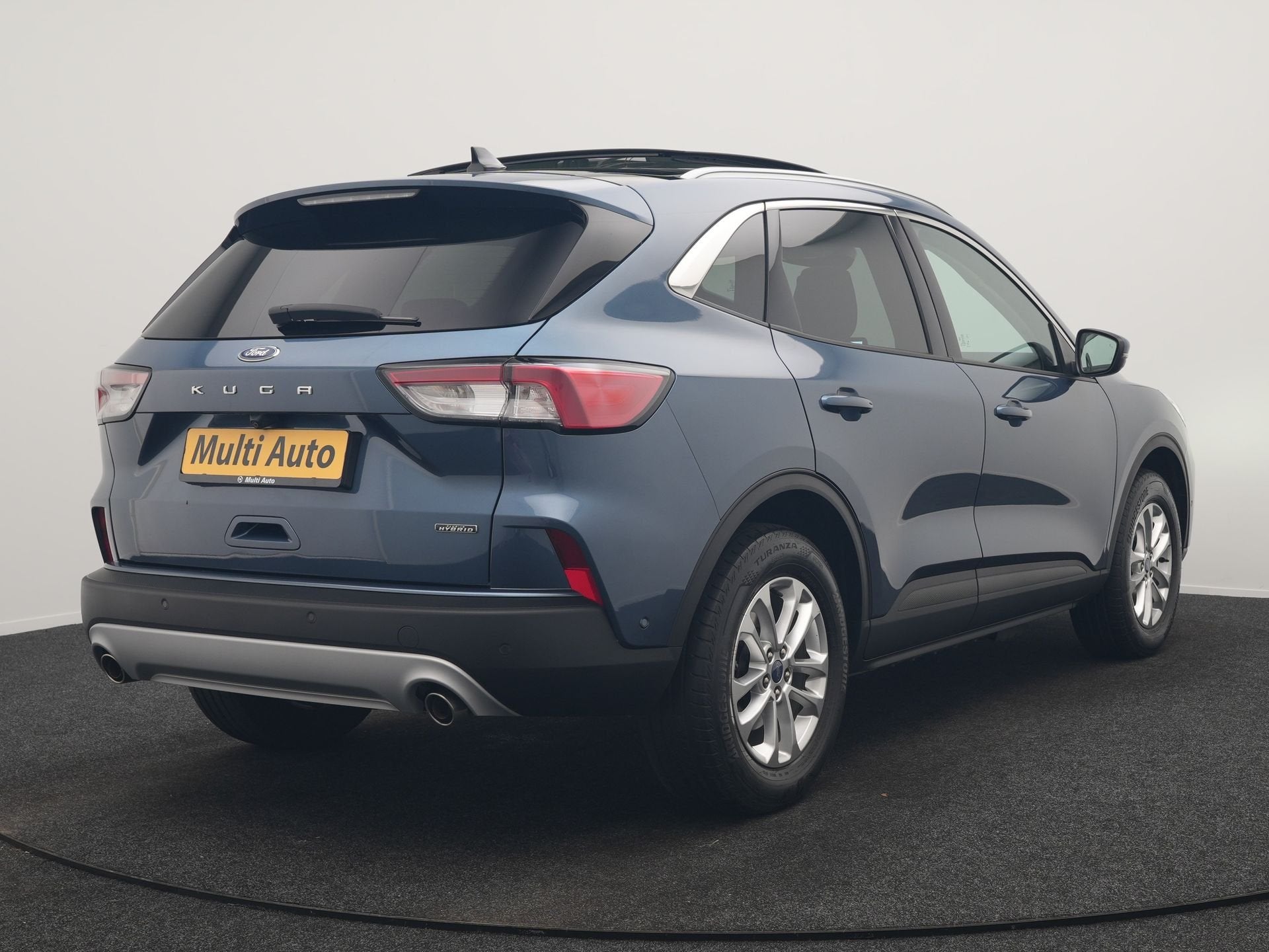Ford Kuga 2.5 Titanium PHEV 225pk Dealer O.H. | Trekhaak Af, Auto's, Dealer onderhouden, Stof, Gebruikt, Zwart