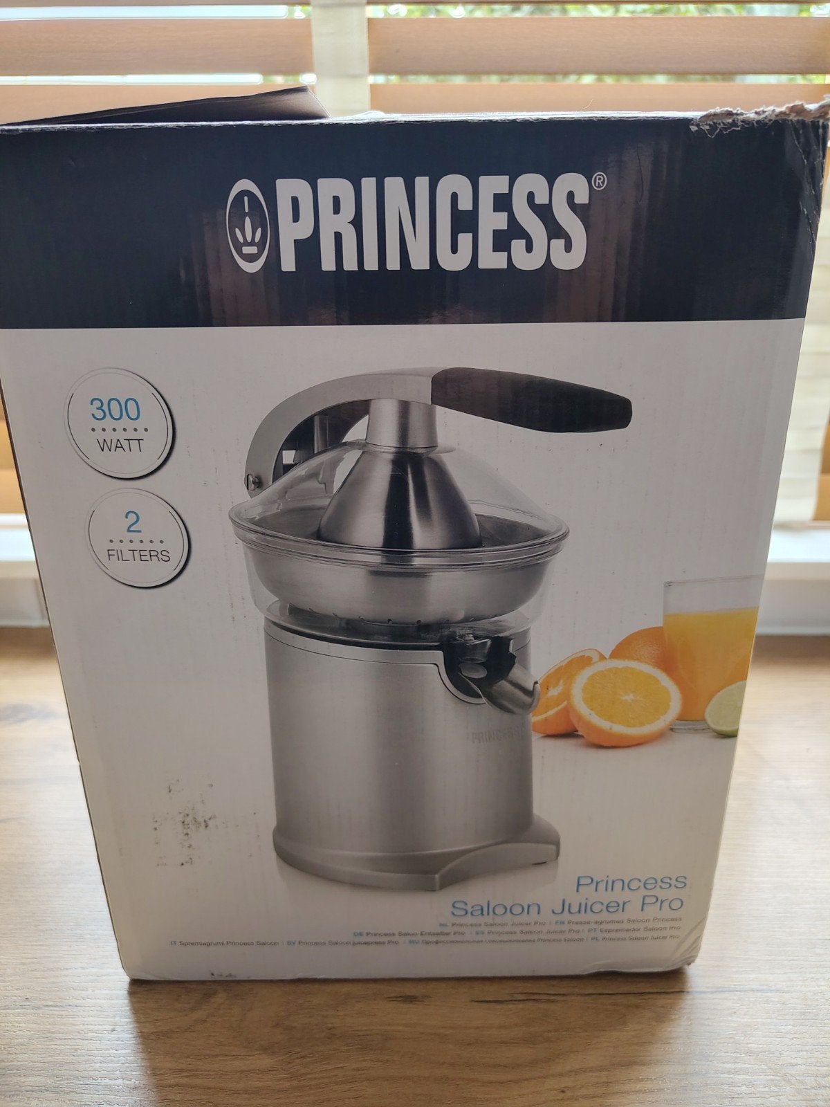 Princess Saloon Juicer Pro - Krachtige Citruspers, Witgoed en Apparatuur, Juicers, Ophalen of Verzenden, Zo goed als nieuw, Elektrisch