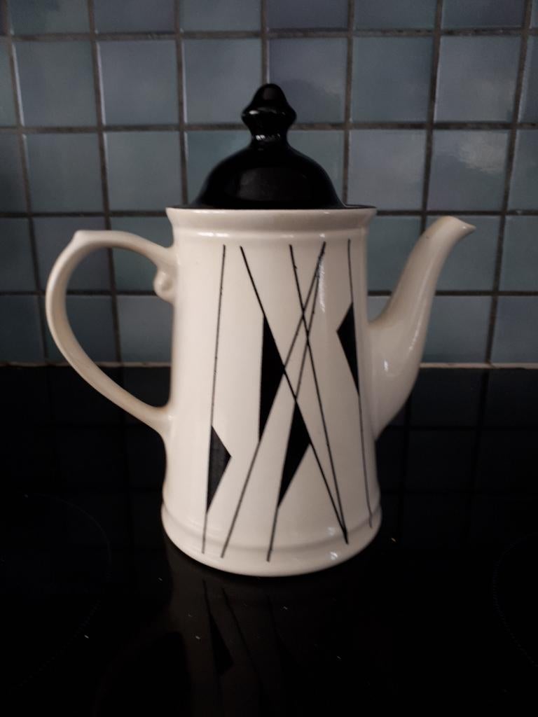 prachtige koffie/theepot Boch Belgium, Ophalen of Verzenden, Zo goed als nieuw, Bord(en), Wedgwood