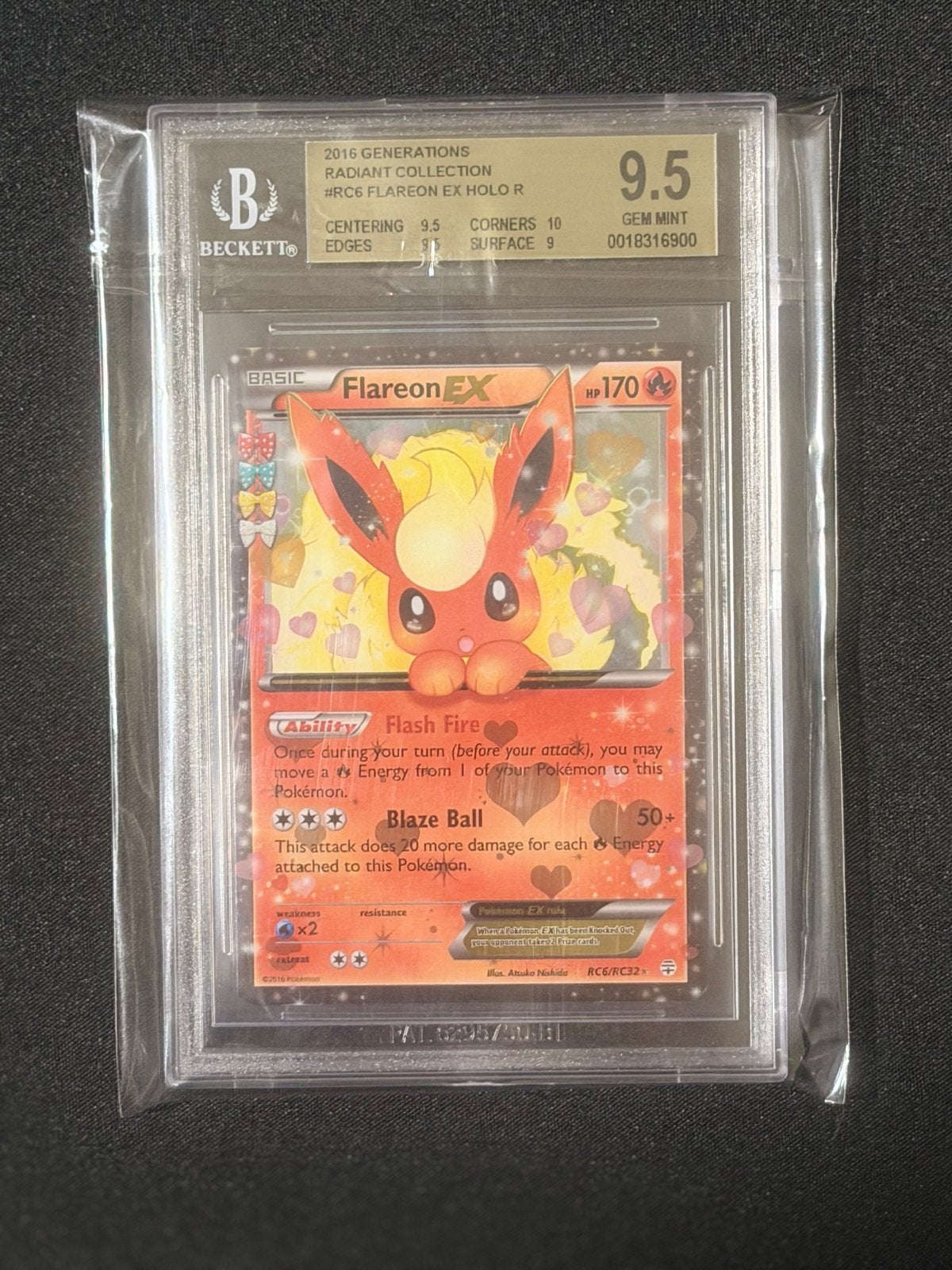 Flareon EX RC6 / RC32 BGS 9.5