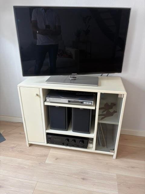 Leuke vintage uitziende TV en stereo meubel (74x94x40cm), Ophalen, Vintage / jaren 80, Gebruikt, 50 tot 100 cm