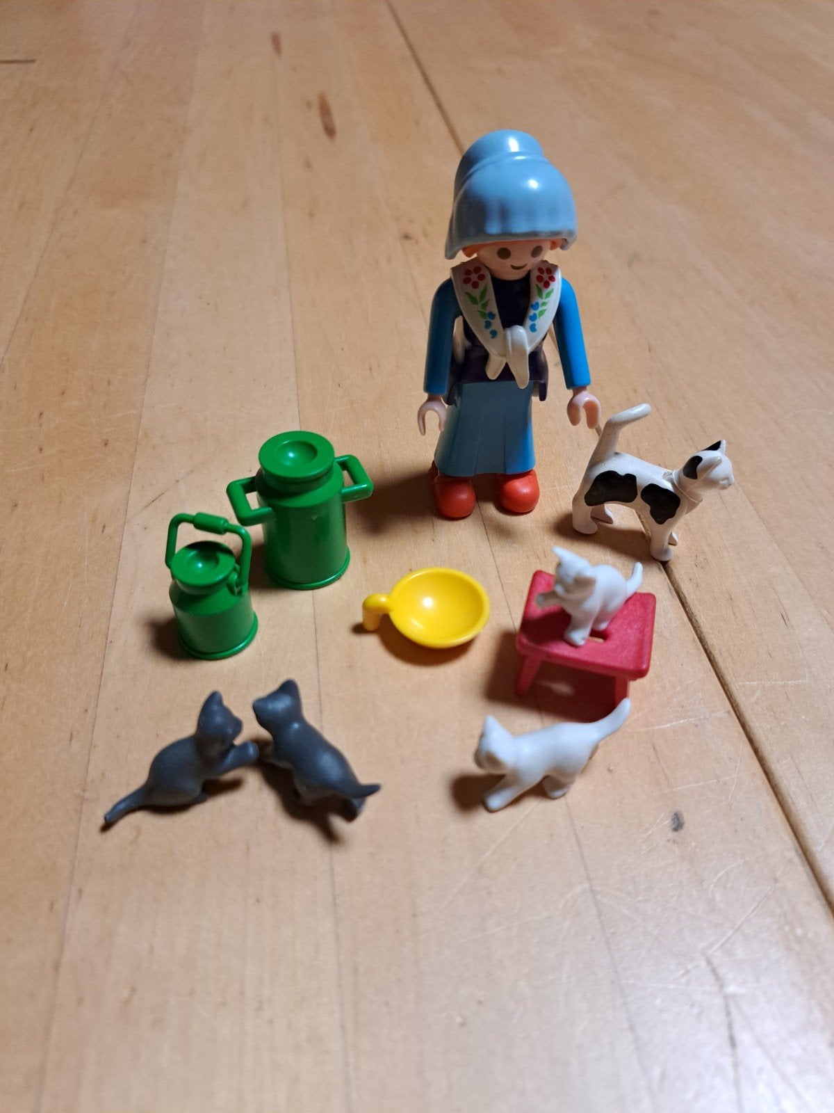 Playmobil poezen boerin, Ophalen of Verzenden, Zo goed als nieuw