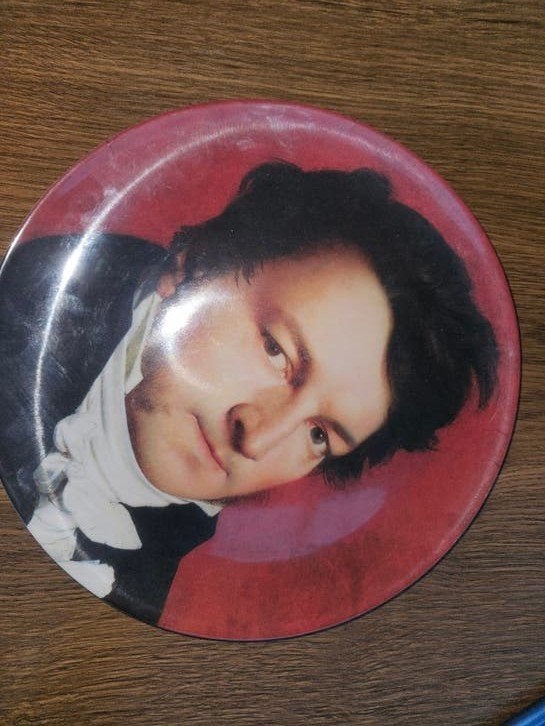 Melamine bord Ingres Monsieur de Norvins, Kunststof, Overige merken, Klassiek, Nieuw