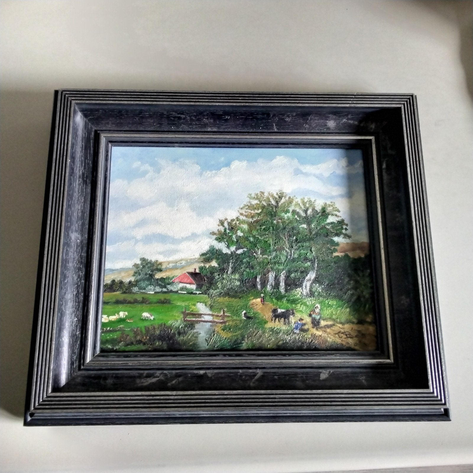 Olieverf schilderij Sam( uel) Schellink, Ophalen