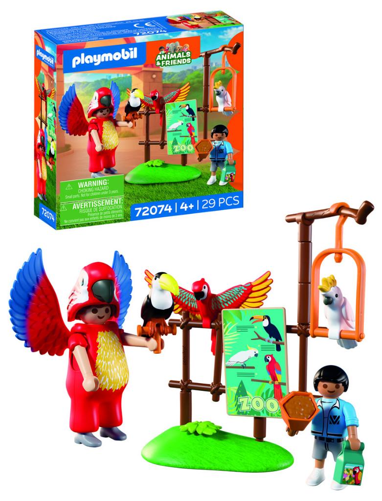 PLAYMOBIL 72074 Dierentuin; Mascotte 29 delig, Ophalen of Verzenden, Nieuw, Complete set
