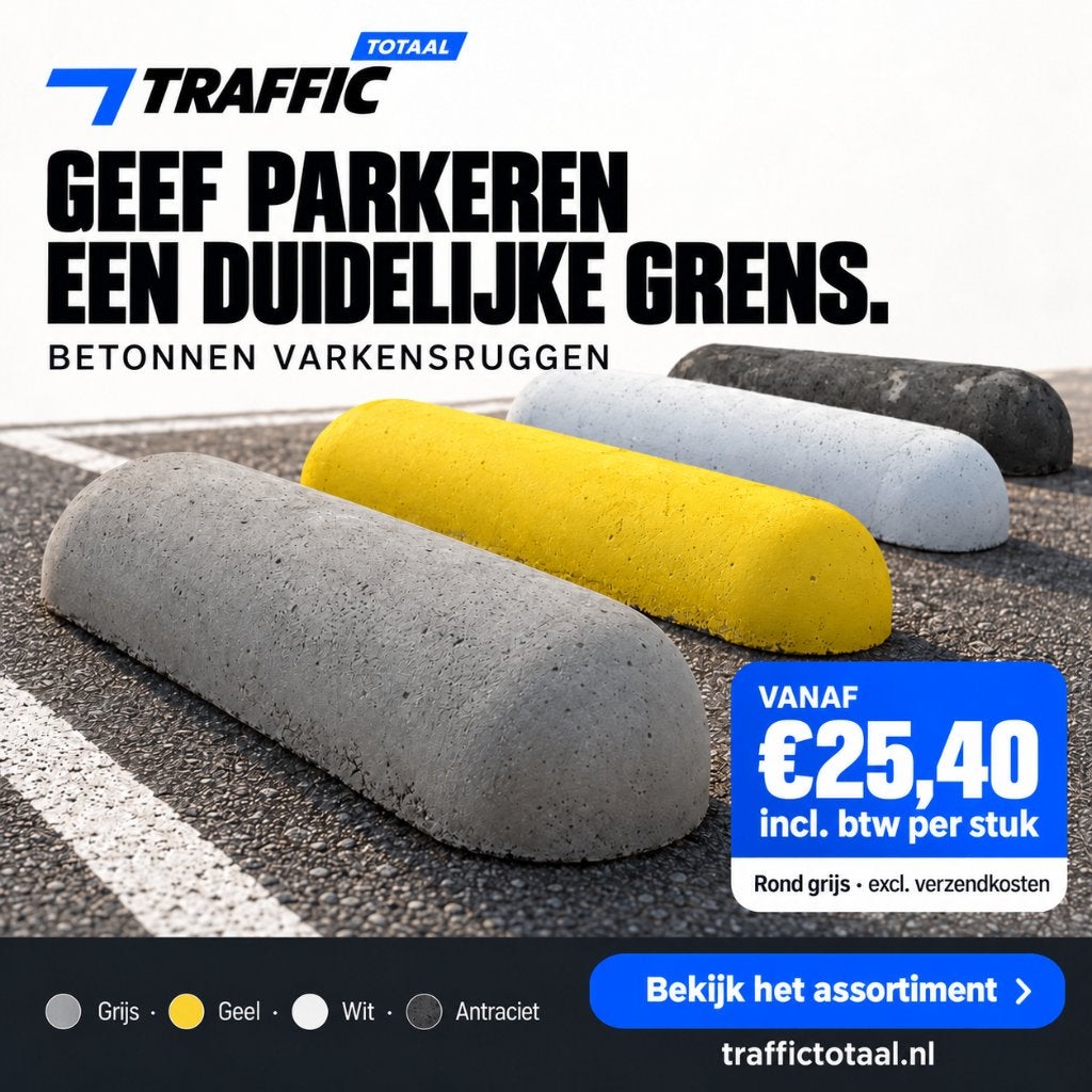 Varkensruggen beton | Parkeerstops vanaf €25,40, Overige typen, Nieuw, Ophalen of Verzenden, Minder dan 5 m²