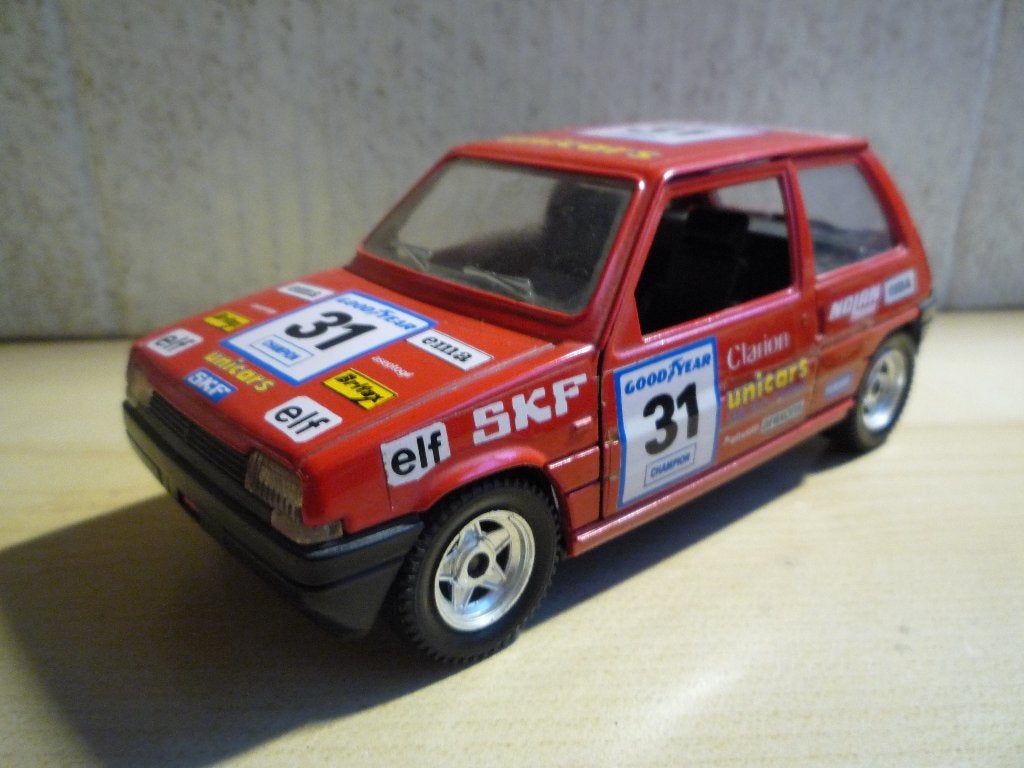 Renault 5 TSE rood Triang Polistil S320 schaal 1:25, Ophalen of Verzenden, Zo goed als nieuw, Auto, Overige merken
