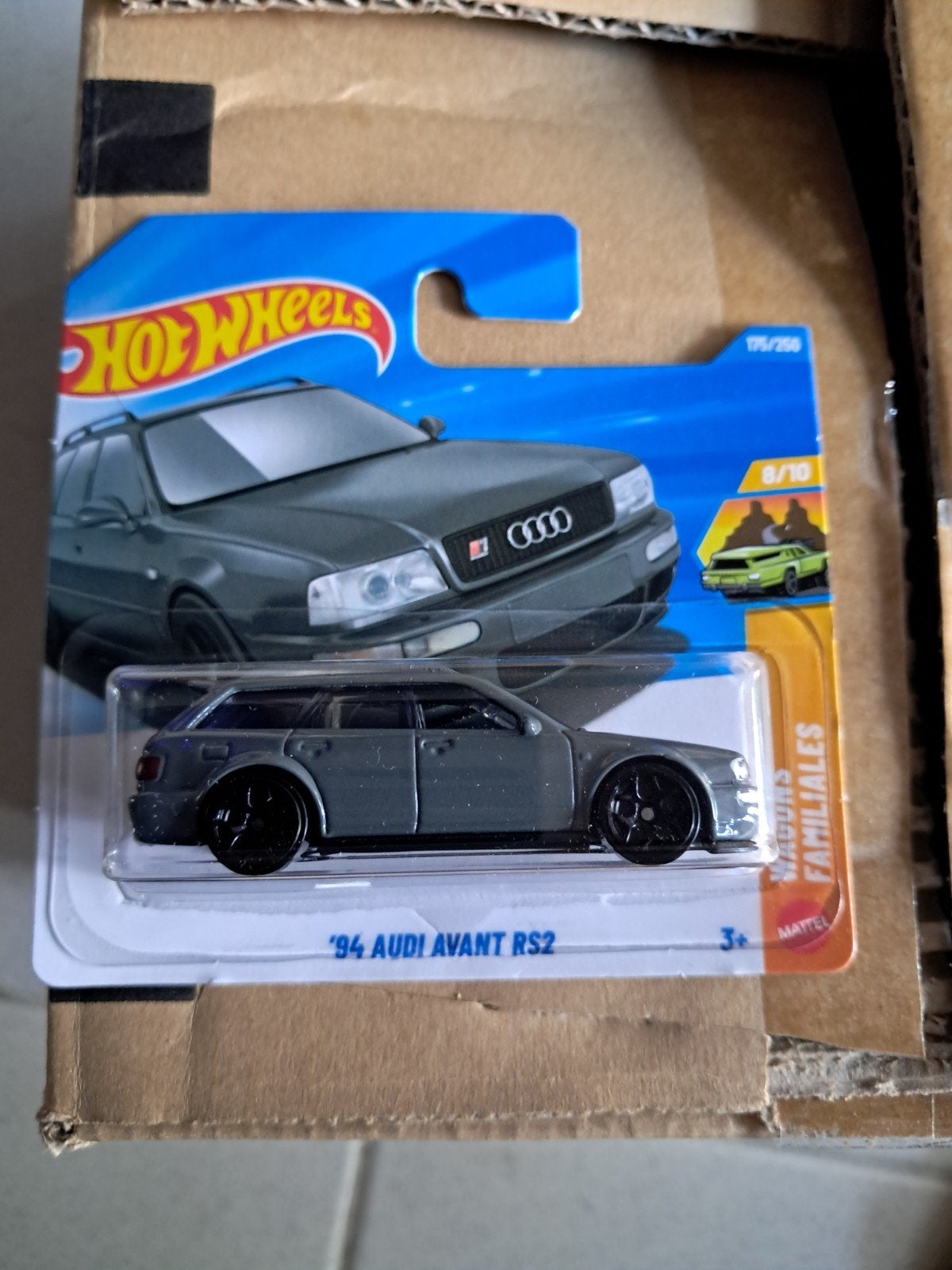 Hot Wheels 94 Audi Avant RS2 grijs nieuw in verpakking, Ophalen of Verzenden, Nieuw, Auto