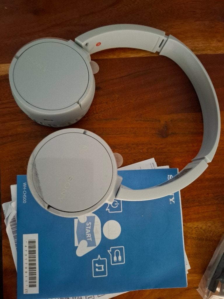 Sony koptelefoon., Audio, Tv en Foto, Koptelefoons, Ophalen, Zo goed als nieuw, Draadloos, Grijs