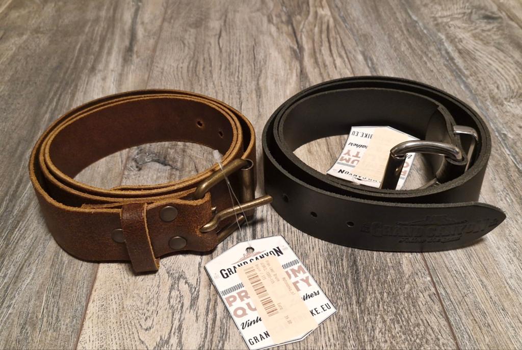 Gloednieuw Leren riem Grand Canyon Bruin en Zwart, Nieuw met kaartje, Grand canyon, Overige typen, Dames