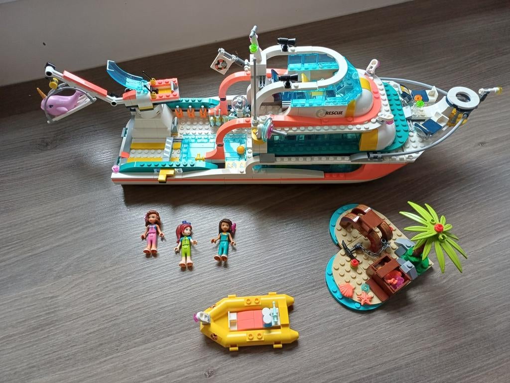 Lego Friends 41381 Reddingsboot, Gebruikt, Lego, Friends, Ophalen of Verzenden