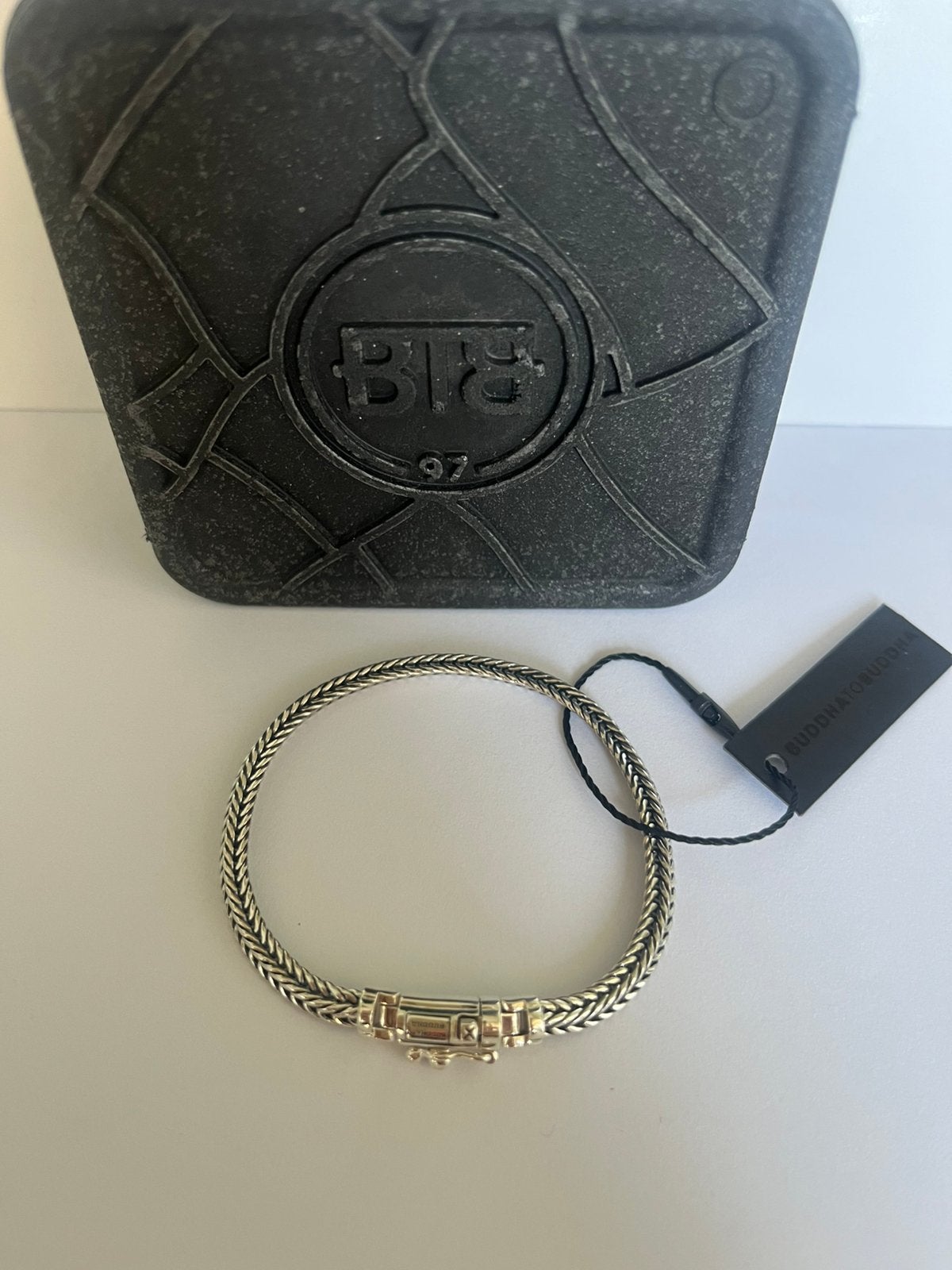 Buddha to buddha nurul armband, Ophalen, Nieuw, Zilver, Zilver