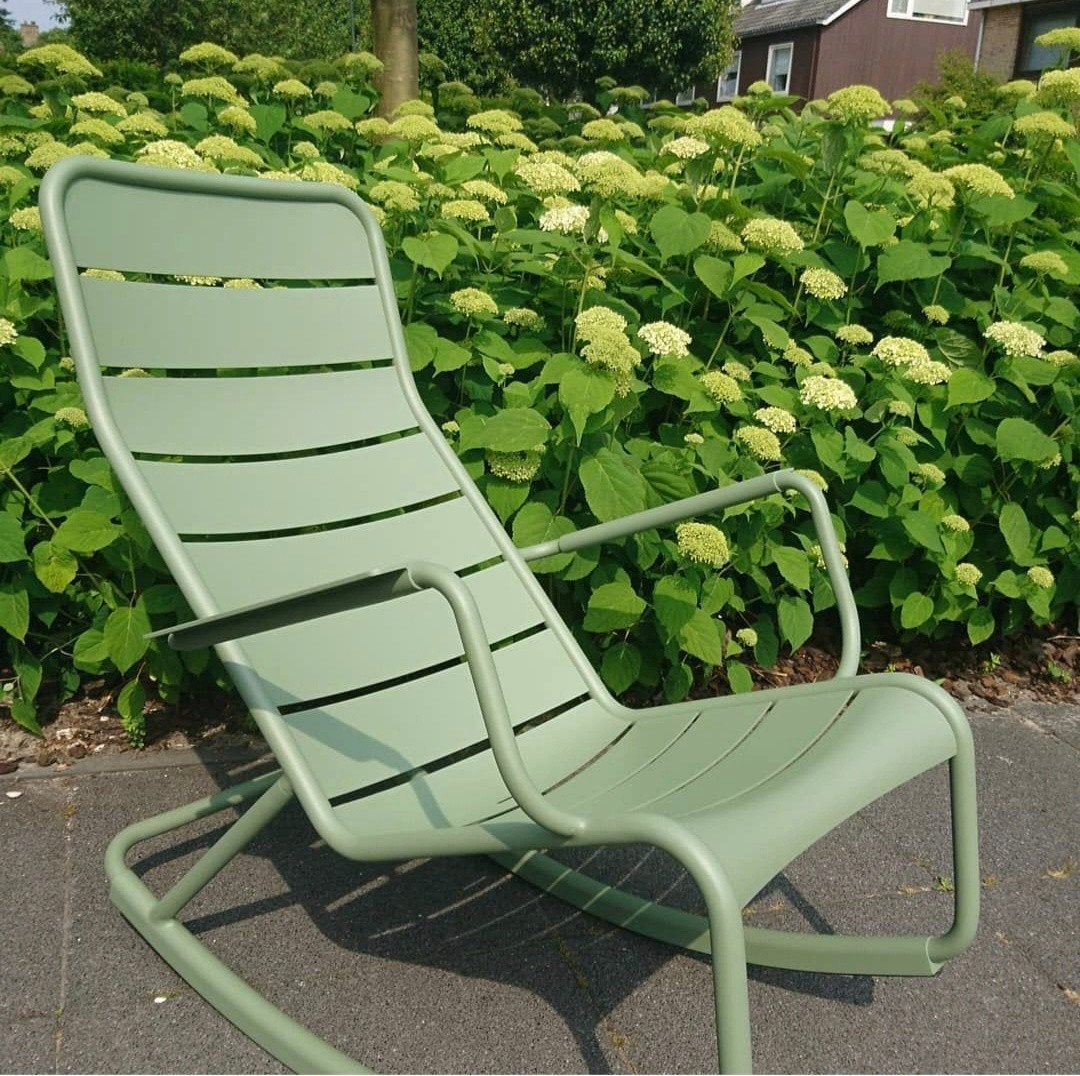 Nieuwe fermob rockingchair cactus, Ophalen of Verzenden, Nieuw, Aluminium