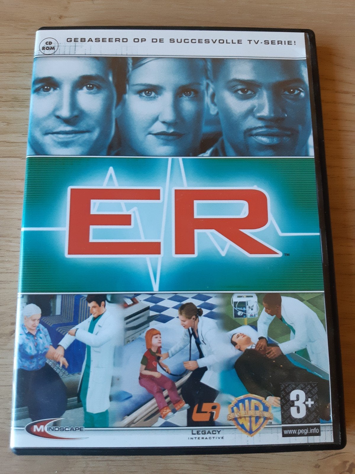 ER (Emergency Room) PC CD-ROM - Gebaseerd op de tv-serie, Spelcomputers en Games, 1 speler, Ophalen of Verzenden, Zo goed als nieuw