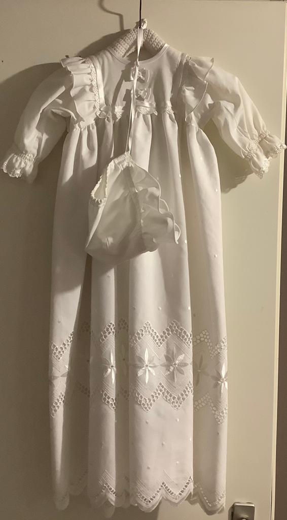 Brocante Doopjurk met Mutsje 👶🏻, Antiek en Kunst, Antiek | Kleding en Accessoires, Ophalen
