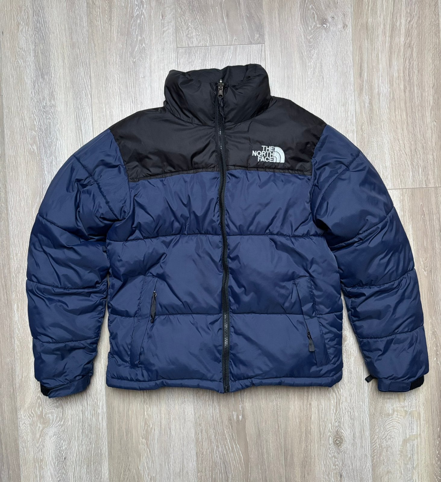 North Face pufferjas 700 marineblauw maat S, Kleding | Heren, Ophalen of Verzenden, Zo goed als nieuw, Maat 46 (S) of kleiner
