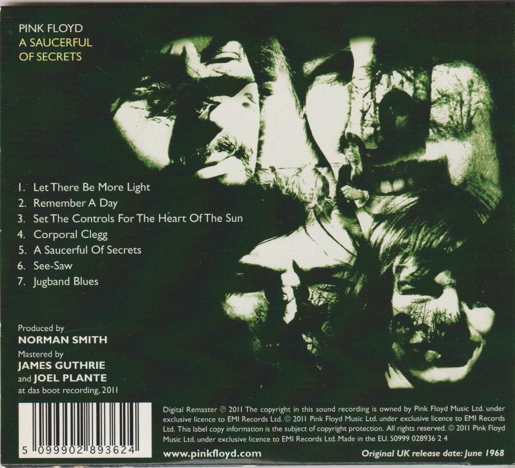 Pink Floyd - A Saucerfull of secrets, Gebruikt, Digipak, Ophalen of Verzenden, Psychedelic Rock